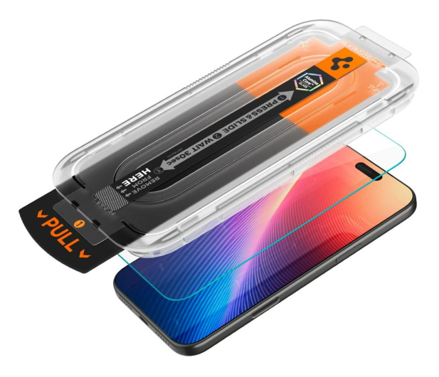 SPIGEN Glas.Tr ”Ez Fit Pro” do Iphone 16 Pro Max / 17 Pro Max Clear 8800283312270 - 1359943 - zdjęcie 3
